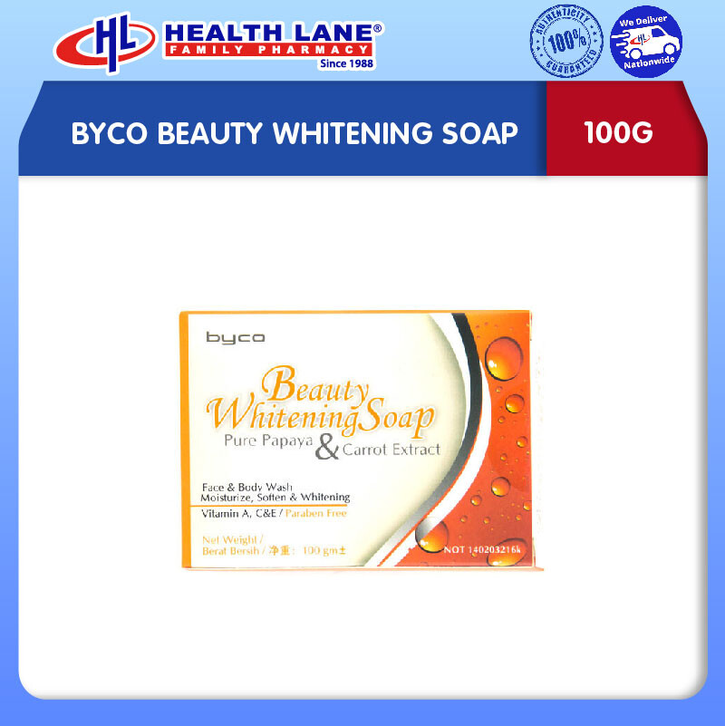 BYCO BEAUTY WHITENING SOAP (100G)